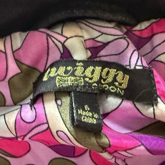 Twiggy London Genuine Suede Military style Jacket y2k 2000s Size S Small - Picture 6 of 9